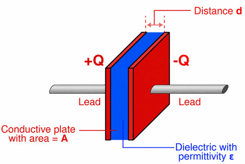 Parallel Plate Capacitor Derivation